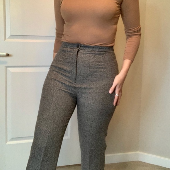 Vintage High-Waisted Trousers - Picture 2 of 14